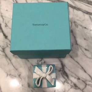 Tiffany & Co. Bone China Tiffany box w white bow